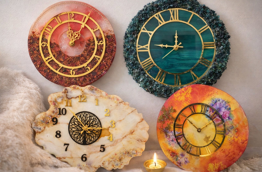 Resin Wall Clocks