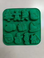 11 Cavities Christmas Candle Mould