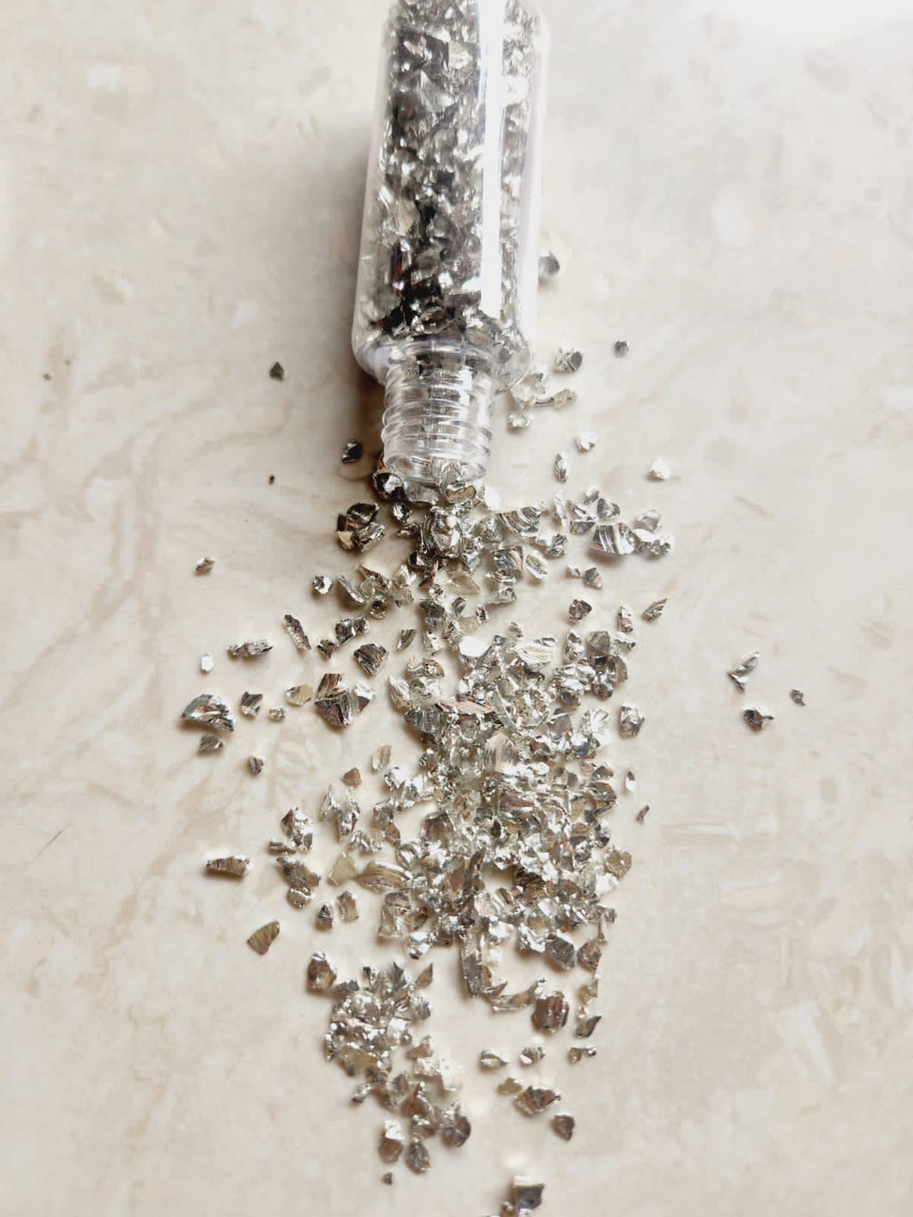 Electroplated silver Chunks )