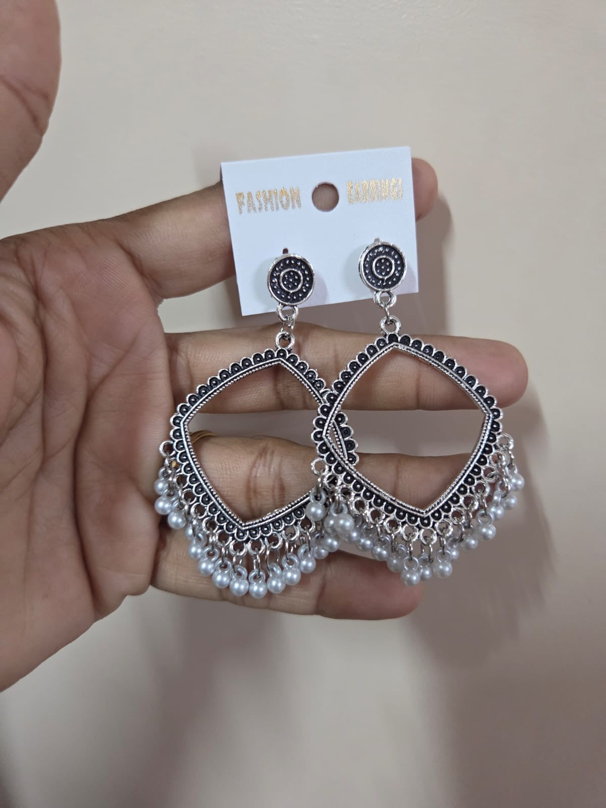 Jhumka with Small Beads