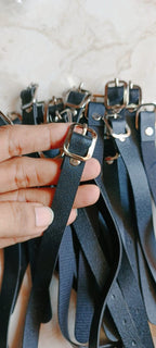 Luggage tag lather Balt