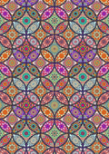 Mandala 3 Resin color sticker )