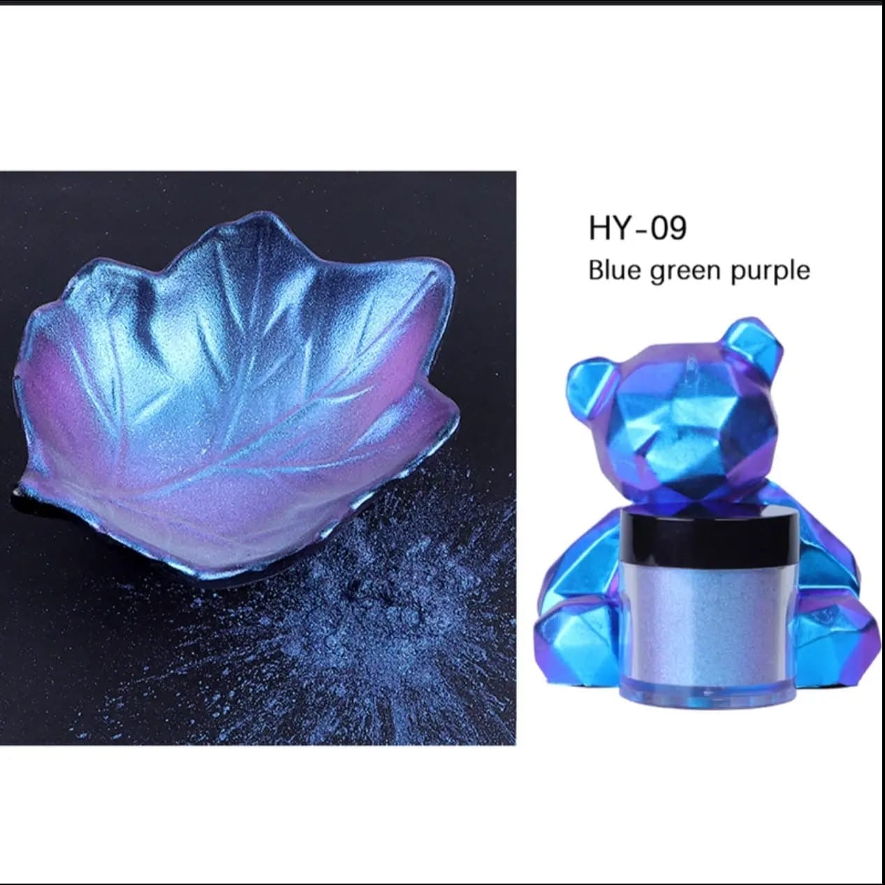 Chameleon mica powder pigment