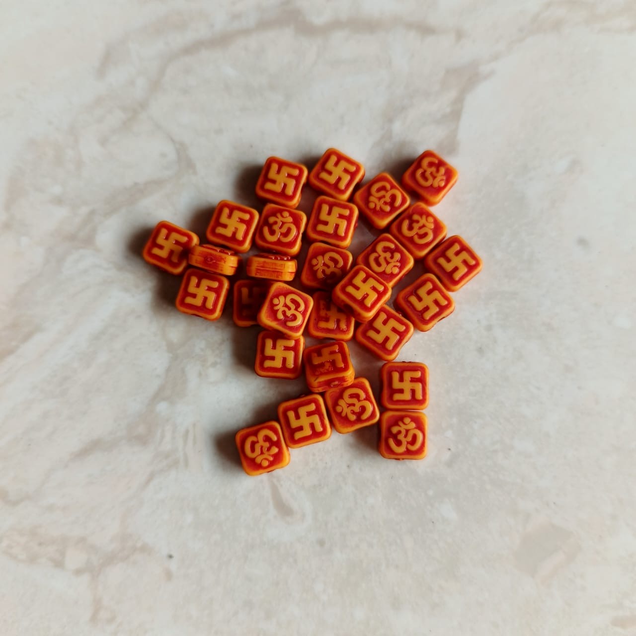 Svastik design  Rakhi beads
