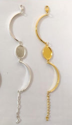 Bracelet base for resin