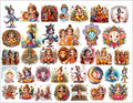 Cute God Resin color sticker