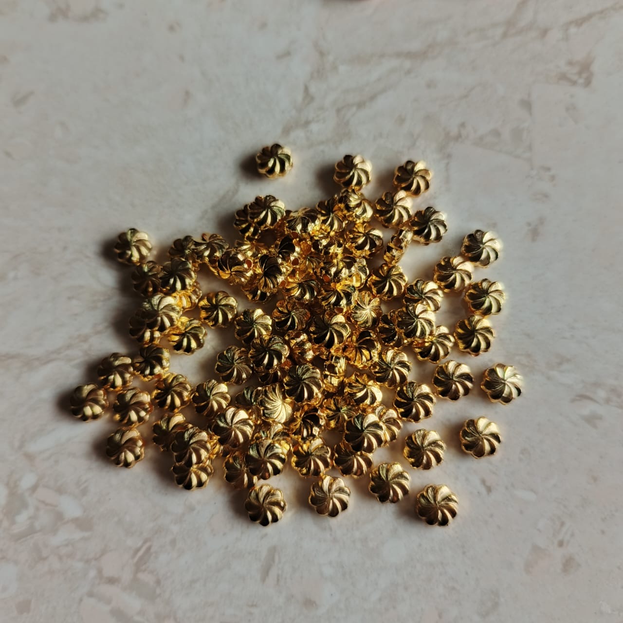 Golden Rakhi beads