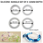 4 pieces bangel mould set
