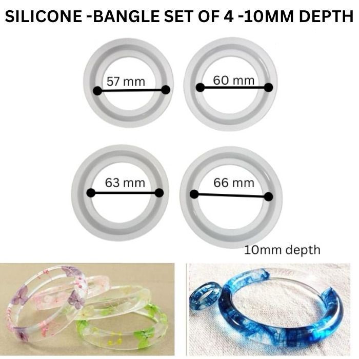 4 pieces bangel mould set