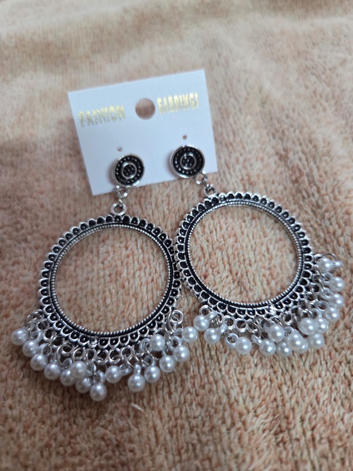 Jhumka with Small Beads