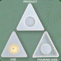 Triangle t-light mould