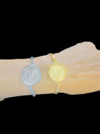 Bracelet base for resin