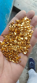 Electroplated golden  Chunks