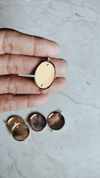 Oval rakhi  bezel