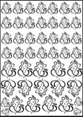 Ganesha Resin color sticker