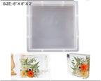 8 inch square deep casting mould