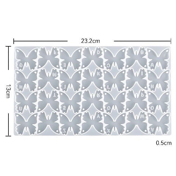 28 cavities butterfly mould