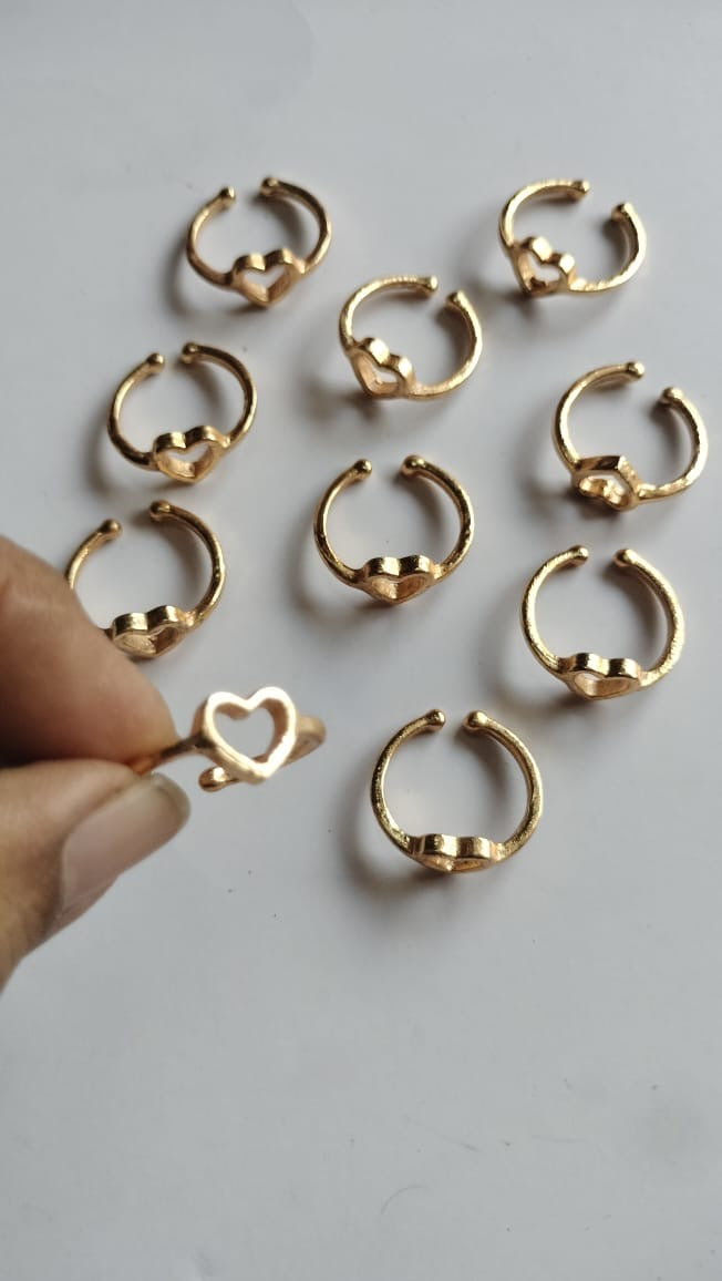 Open  Heart  shape  ring base for resin