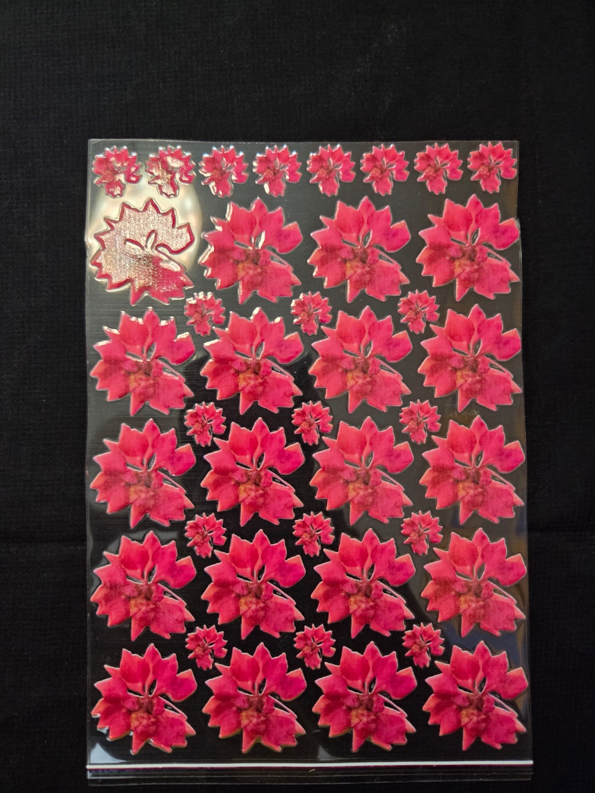 Uv sticker red