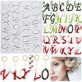78 cavities alphabet latter Silicon Mould
