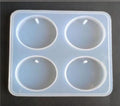 4 cavities round keychain mould