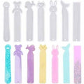7 pieces book mark mould set
