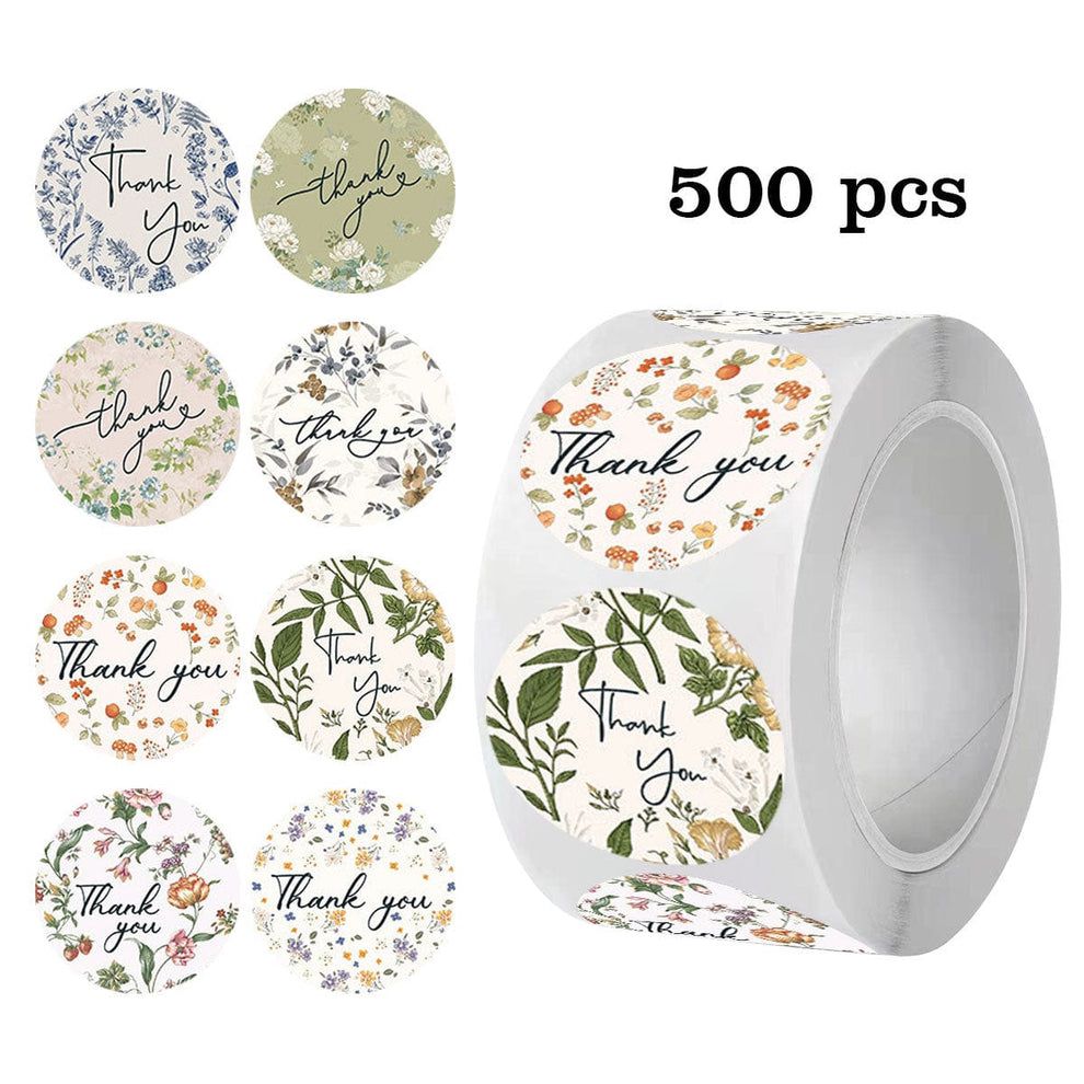 Thank you sticker tape roll
