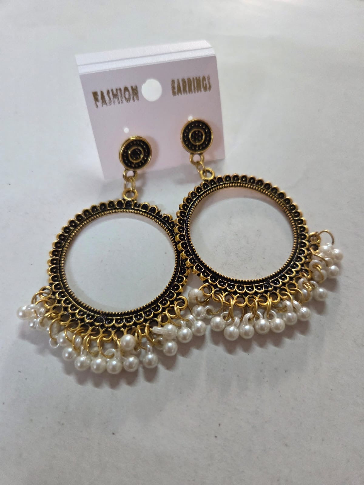 Jhumka with Small Beads