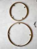 Metal clock or table top ring