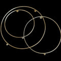 Metal hoop ring without stand