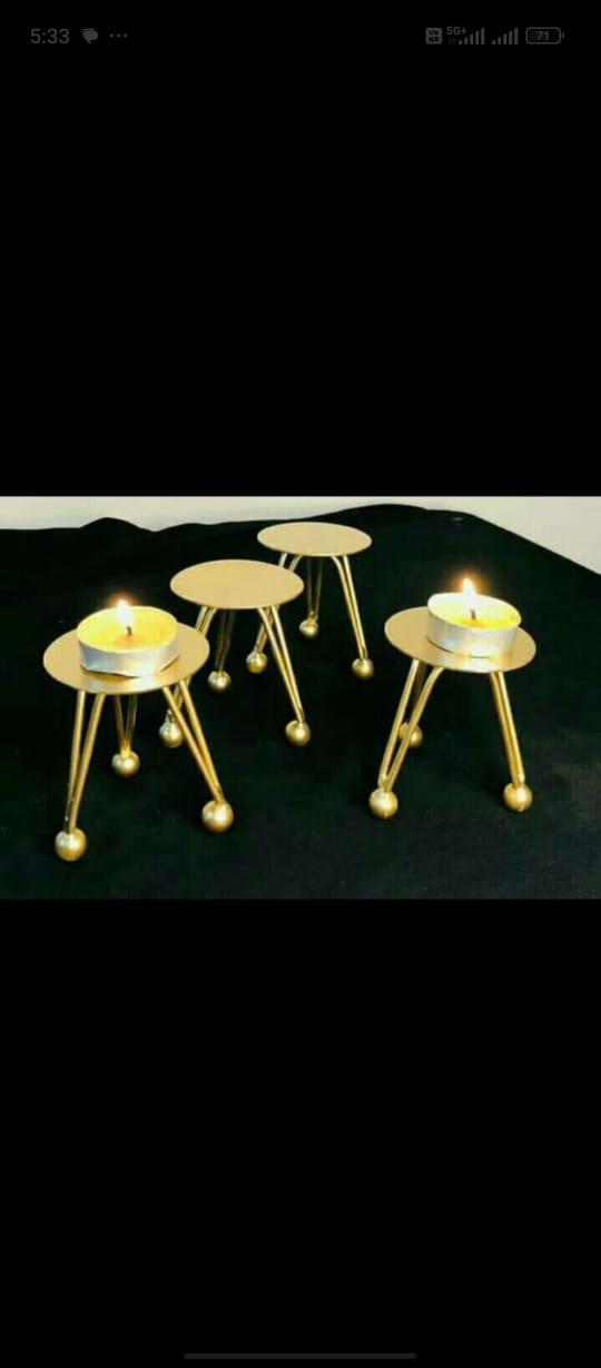 Metal t-light holder stand