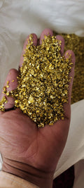 Electroplated golden  Chunks