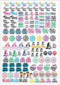 Resin Color Stickers - Rakhi & Sibling Celebration Sheet