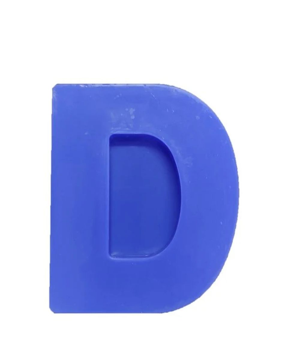 Monogram ABCD Alphabet Single Letter