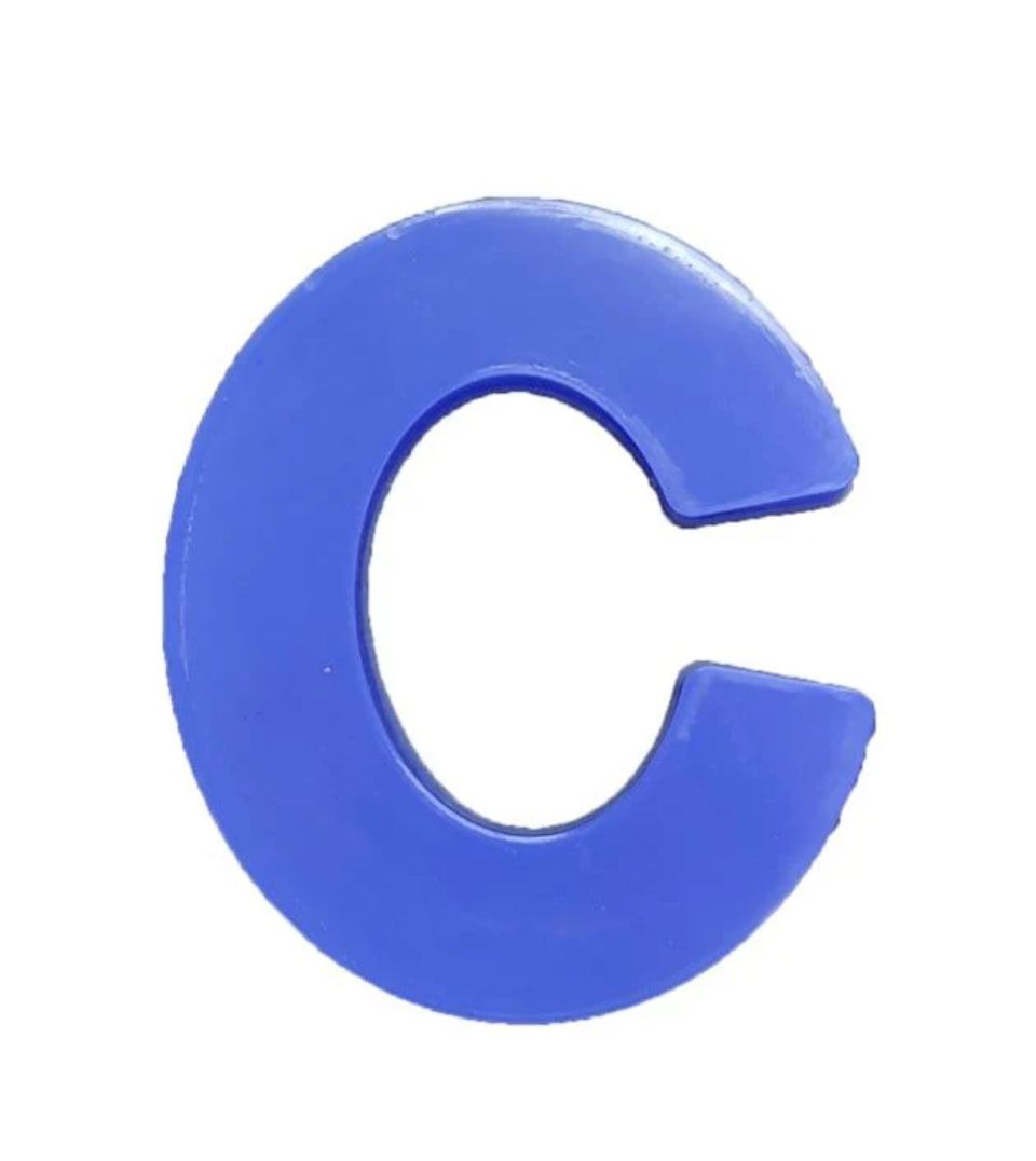 Monogram ABCD Alphabet Single Letter