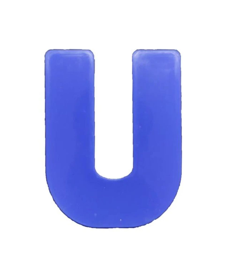 Monogram ABCD Alphabet Single Letter