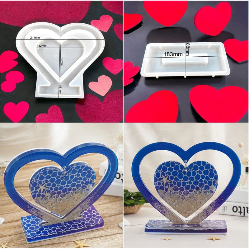 Heart frame mould with stand mould