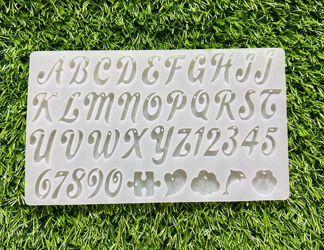 Cursive Alphabet Mould