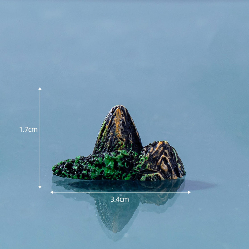 Color mountain stream miniature