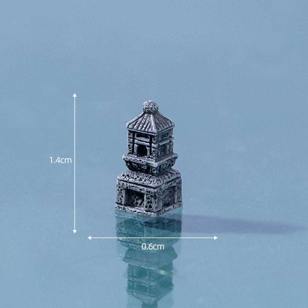 Gray tower miniature