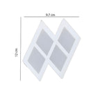 4 cavity Kaju Karli Candle Mould - Mithai Mould
