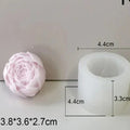 3D Close Flower Candle Mould