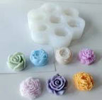 7 Cavity 3D Flower Mould