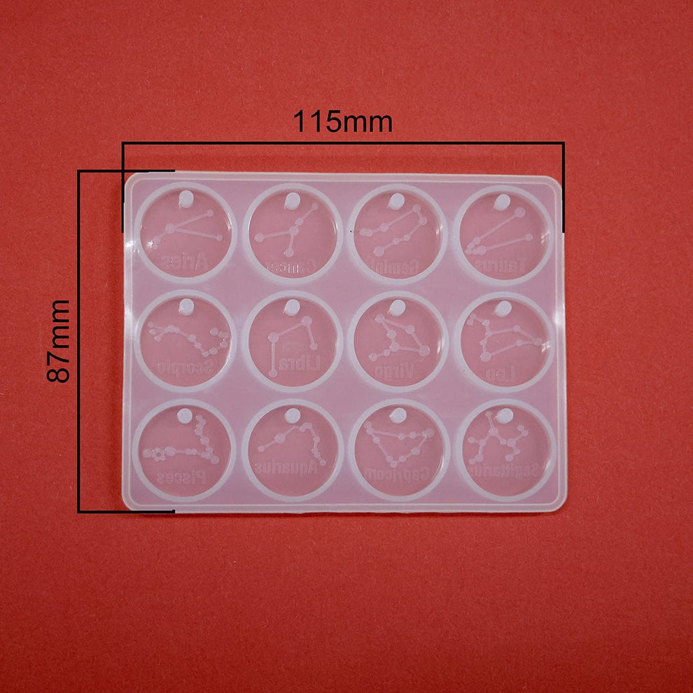 Zodiac sign round Jewelry mould