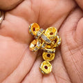 Golden Rakhi beads