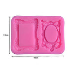 Oval And Rectangle Vintage Frame Mould
