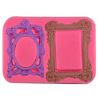 Oval And Rectangle Vintage Frame Mould