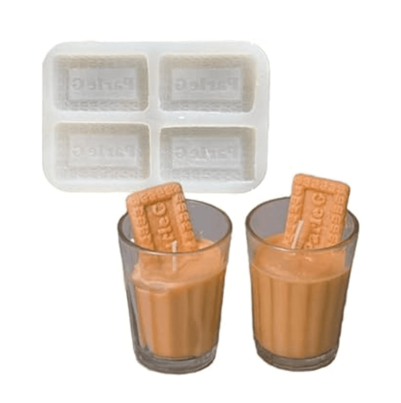 4 Cavity Parle-G Biscuit Mould - Mithai Mould