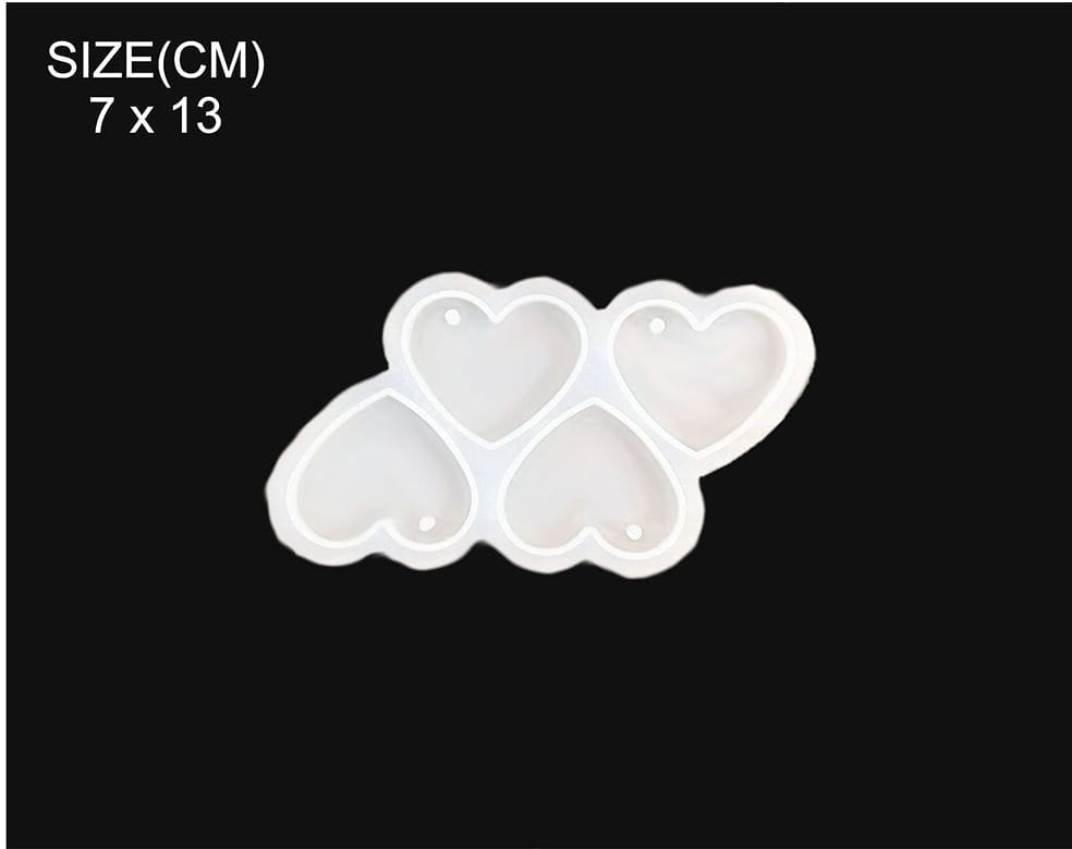 heart keychain mould