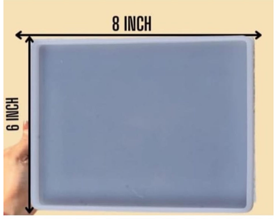 Rectangle tray mould 8/6 inch